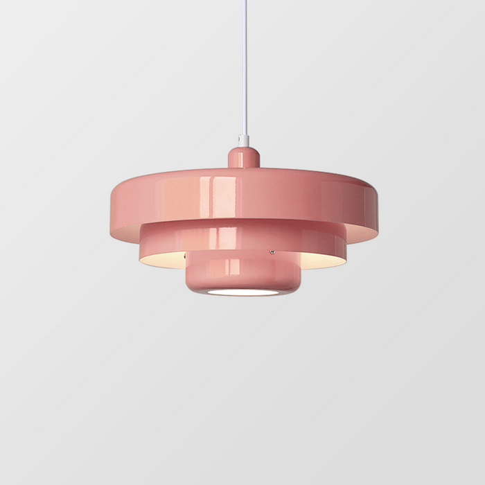 Tiered Metal Pendant Light