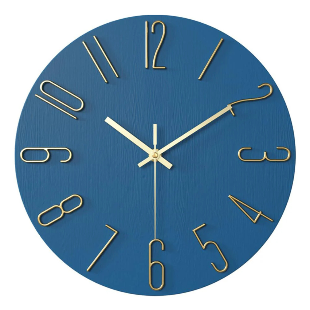 Modern Wall Clock With Silent Movement