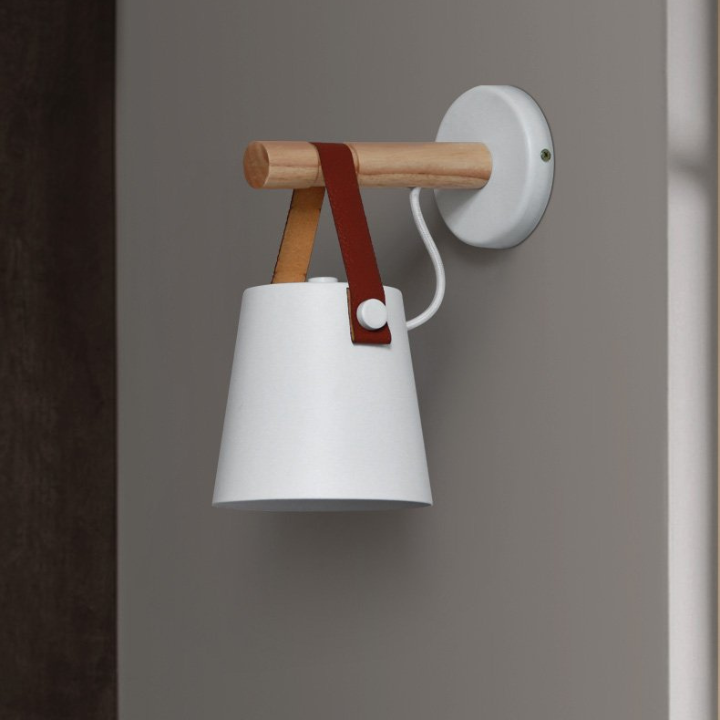 Wooden Lantern Wall Light