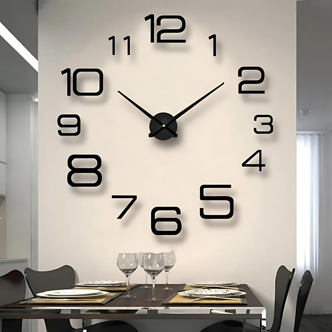 Large Wall Clock With Silent Movement