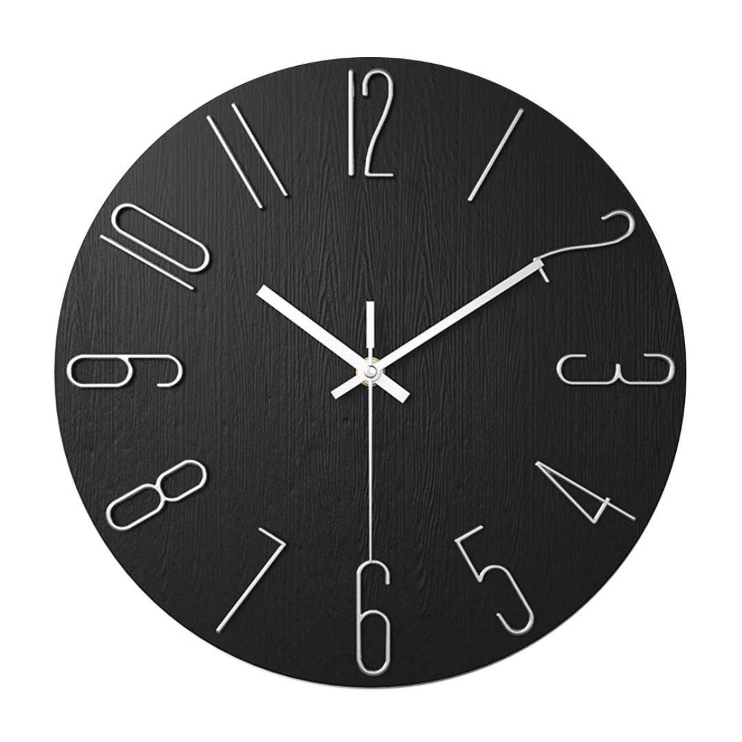Modern Wall Clock With Silent Movement