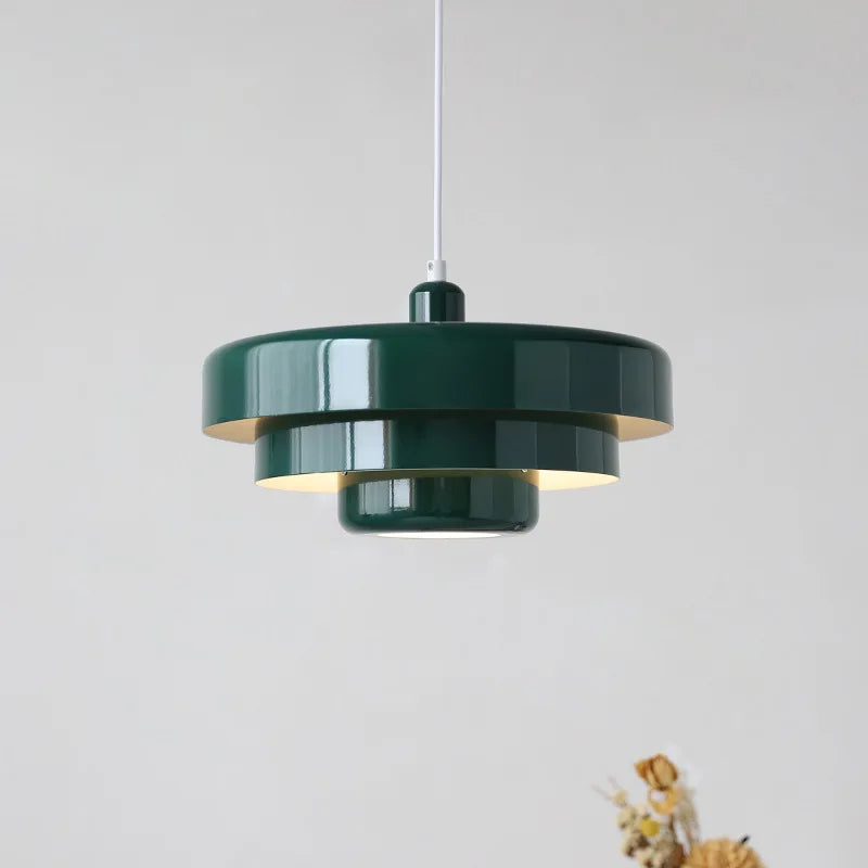 Tiered Metal Pendant Light