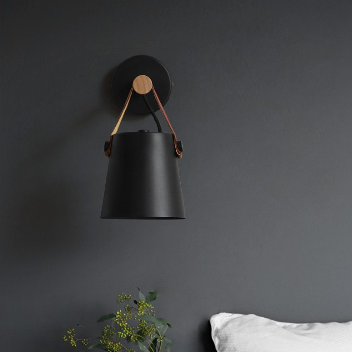 Wooden Lantern Wall Light