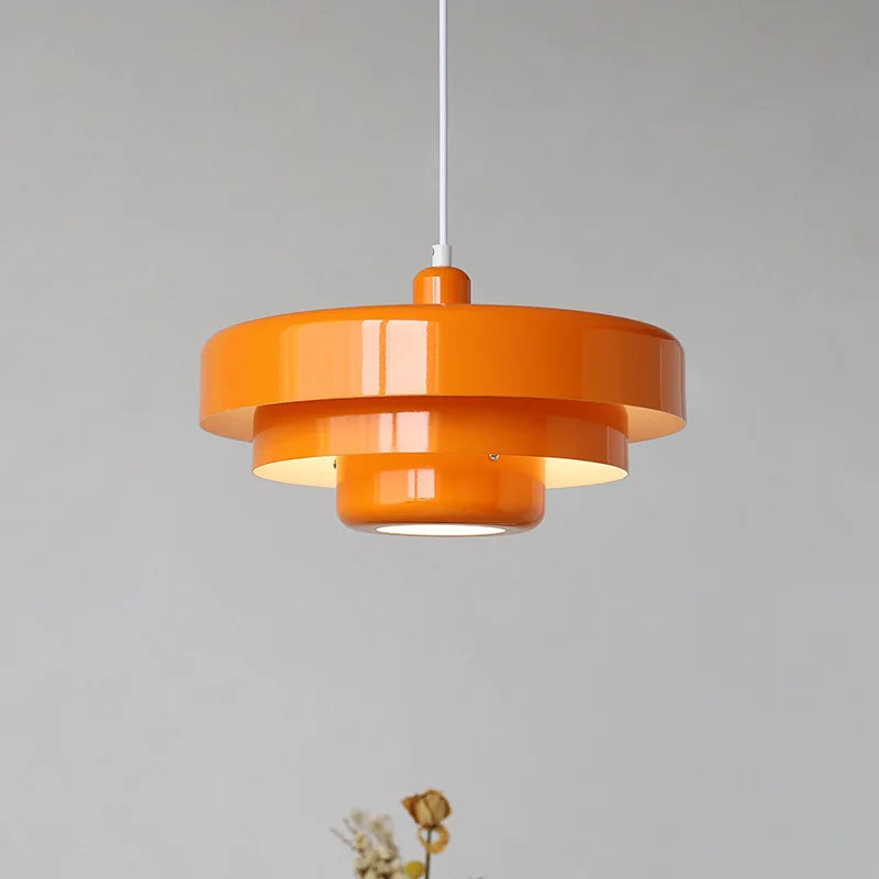 Tiered Metal Pendant Light