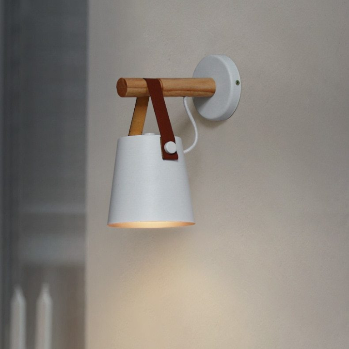 Wooden Lantern Wall Light