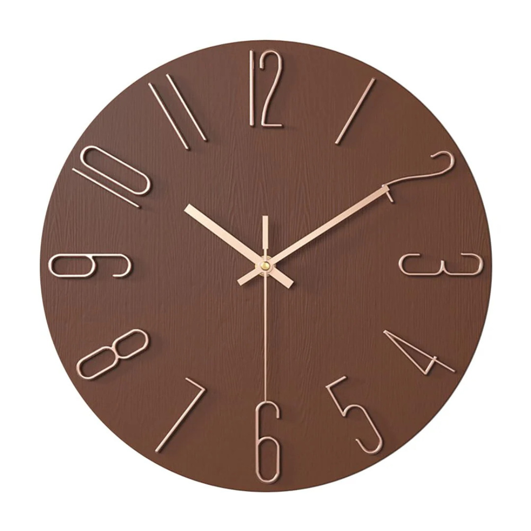 Modern Wall Clock With Silent Movement