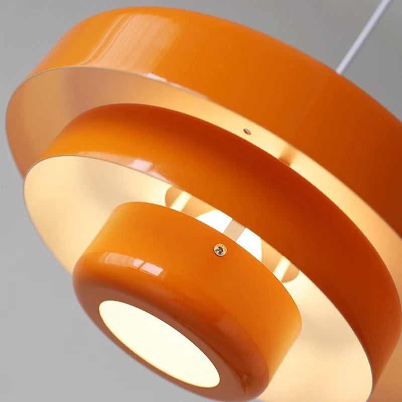 Tiered Metal Pendant Light
