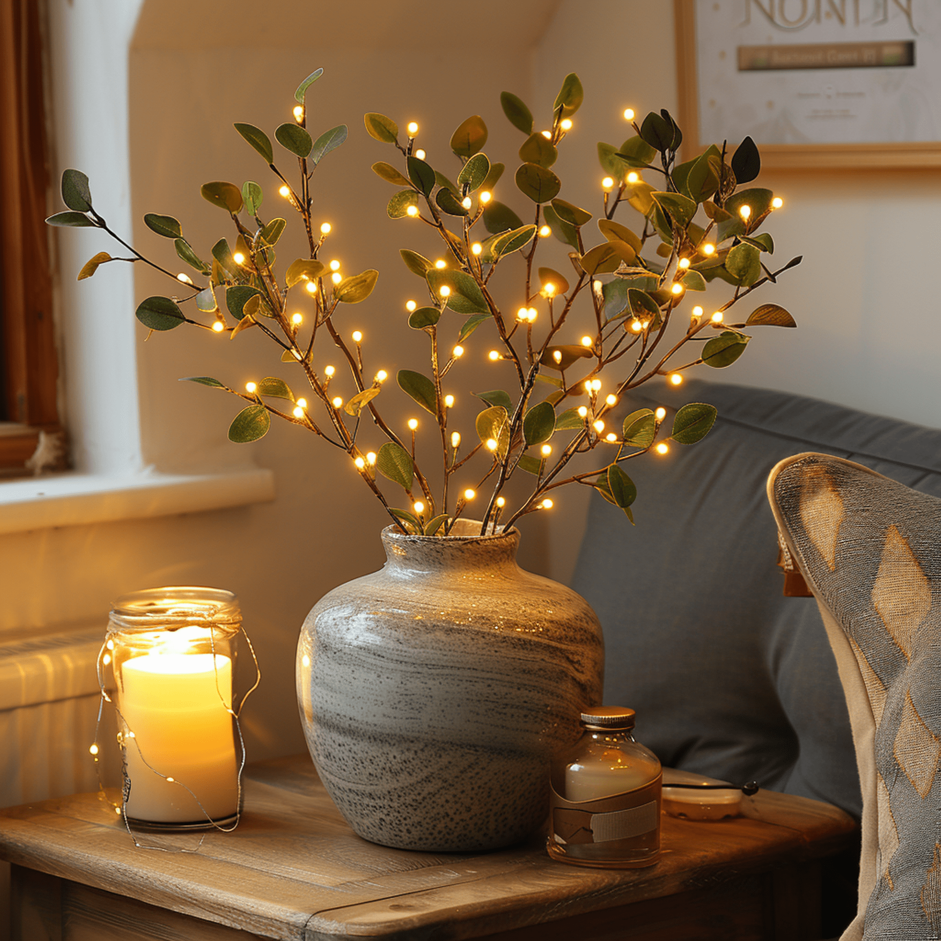 Olive Branch Decorative String Light