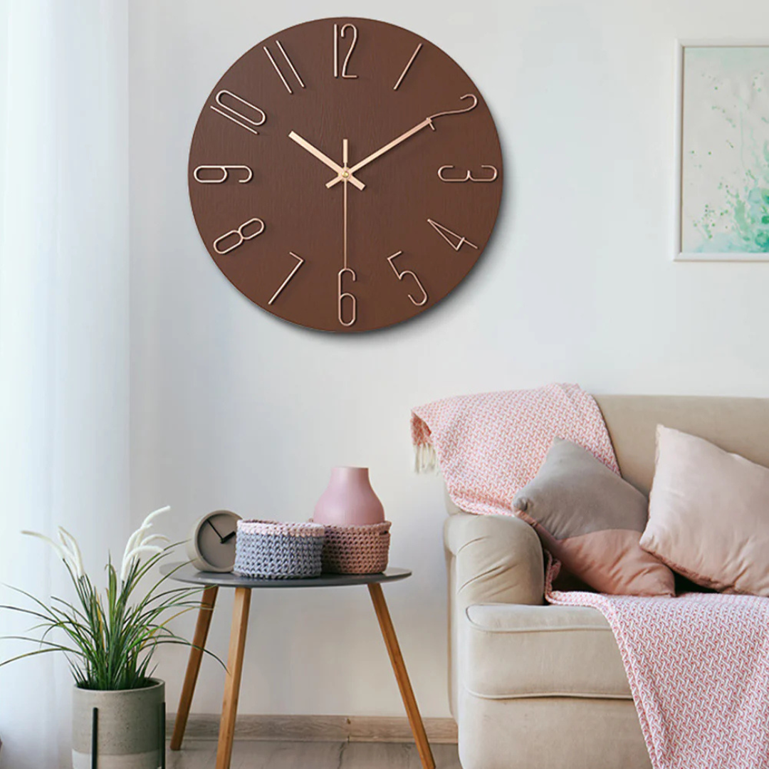 Modern Wall Clock With Silent Movement
