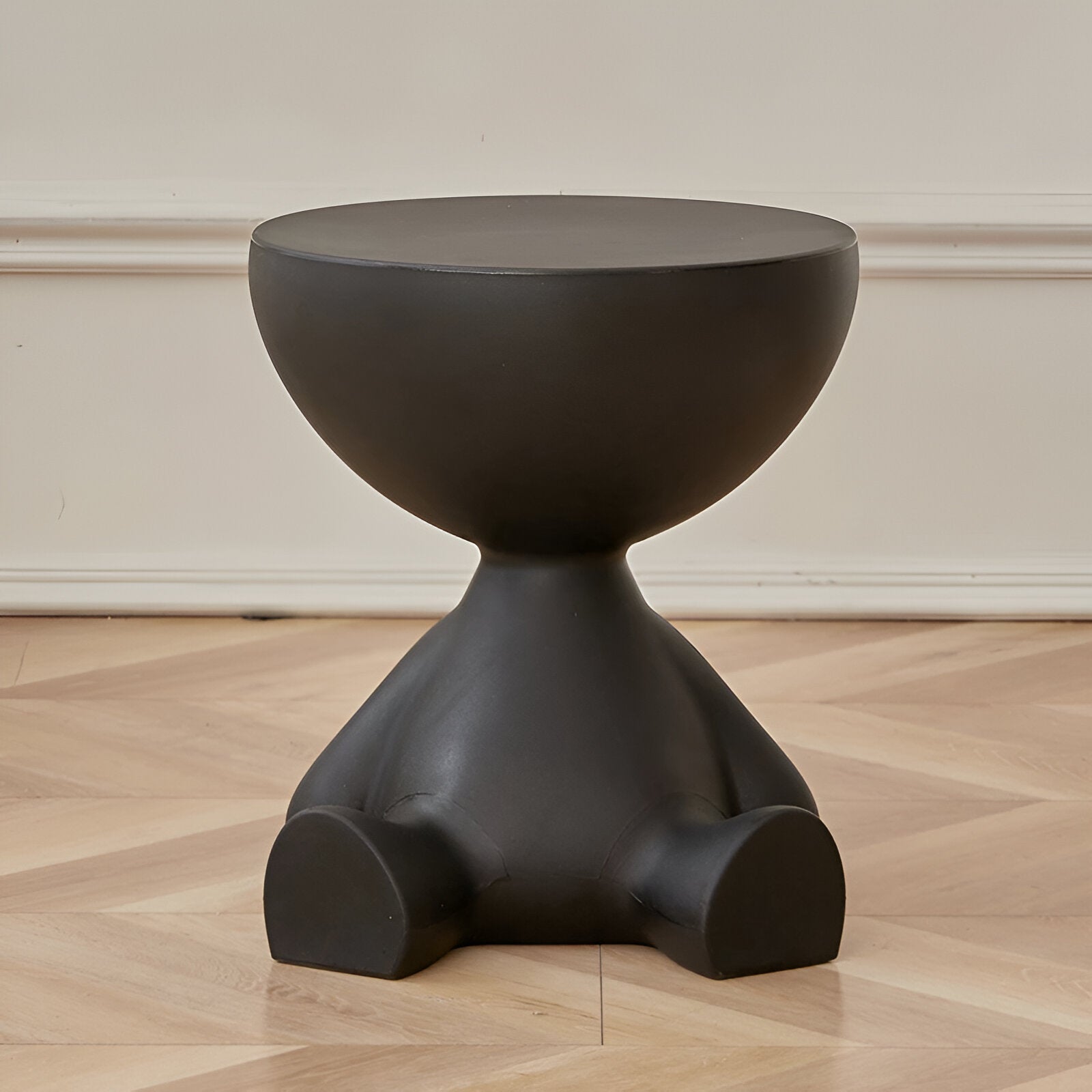 Round Coffee Table With Metal Base