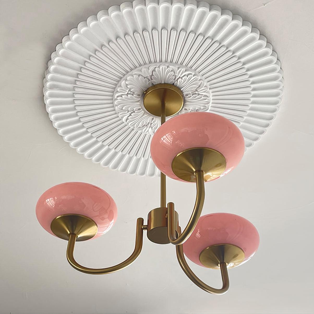 Globe Pendant Light With Metal Frame