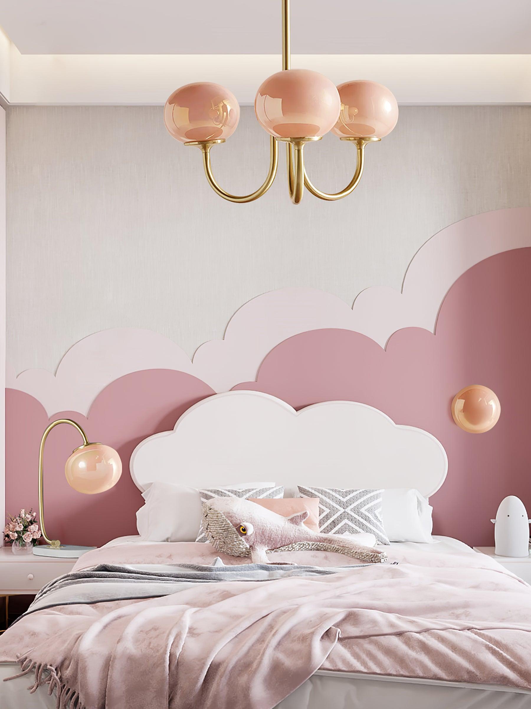 Globe Pendant Light With Metal Frame