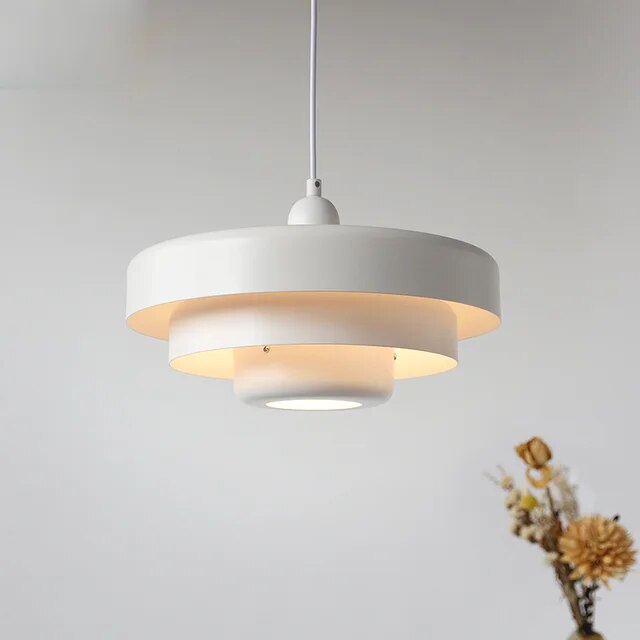 Tiered Metal Pendant Light