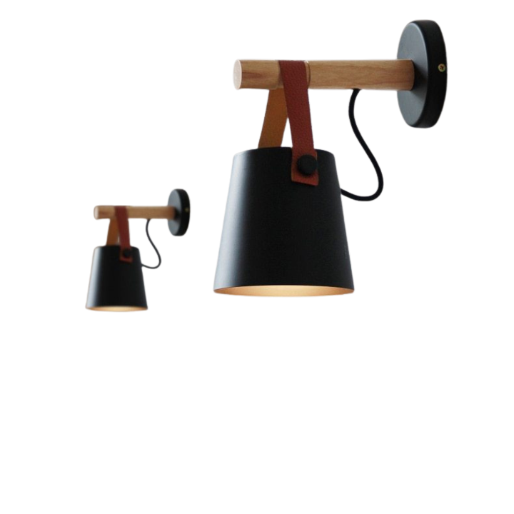 Wooden Lantern Wall Light
