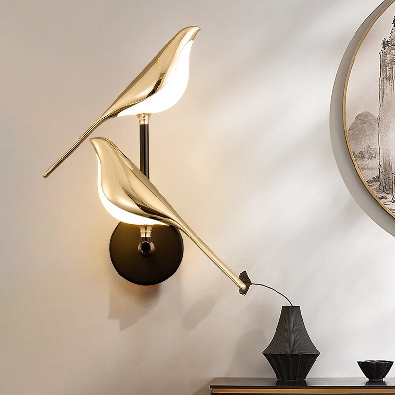 Bird-Shaped LED Wall Lamp