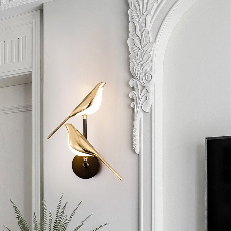 Bird-Shaped LED Wall Lamp