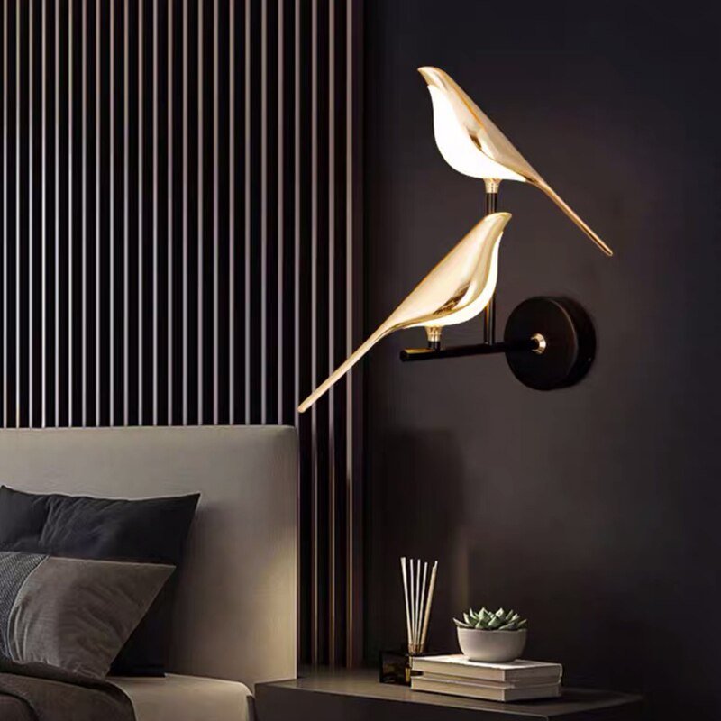 Bird-Shaped LED Wall Lamp