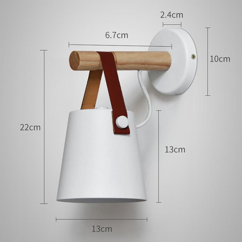 Wooden Lantern Wall Light