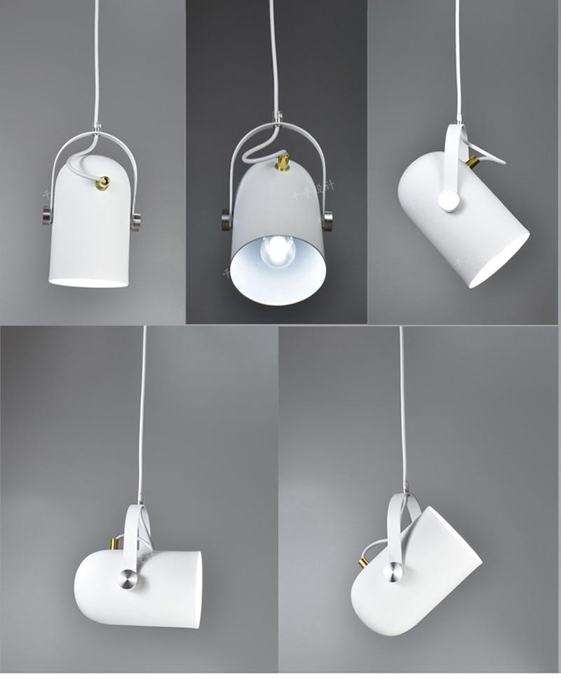 Modern Nordic Angled Drop Light – Sleek Directional Pendant