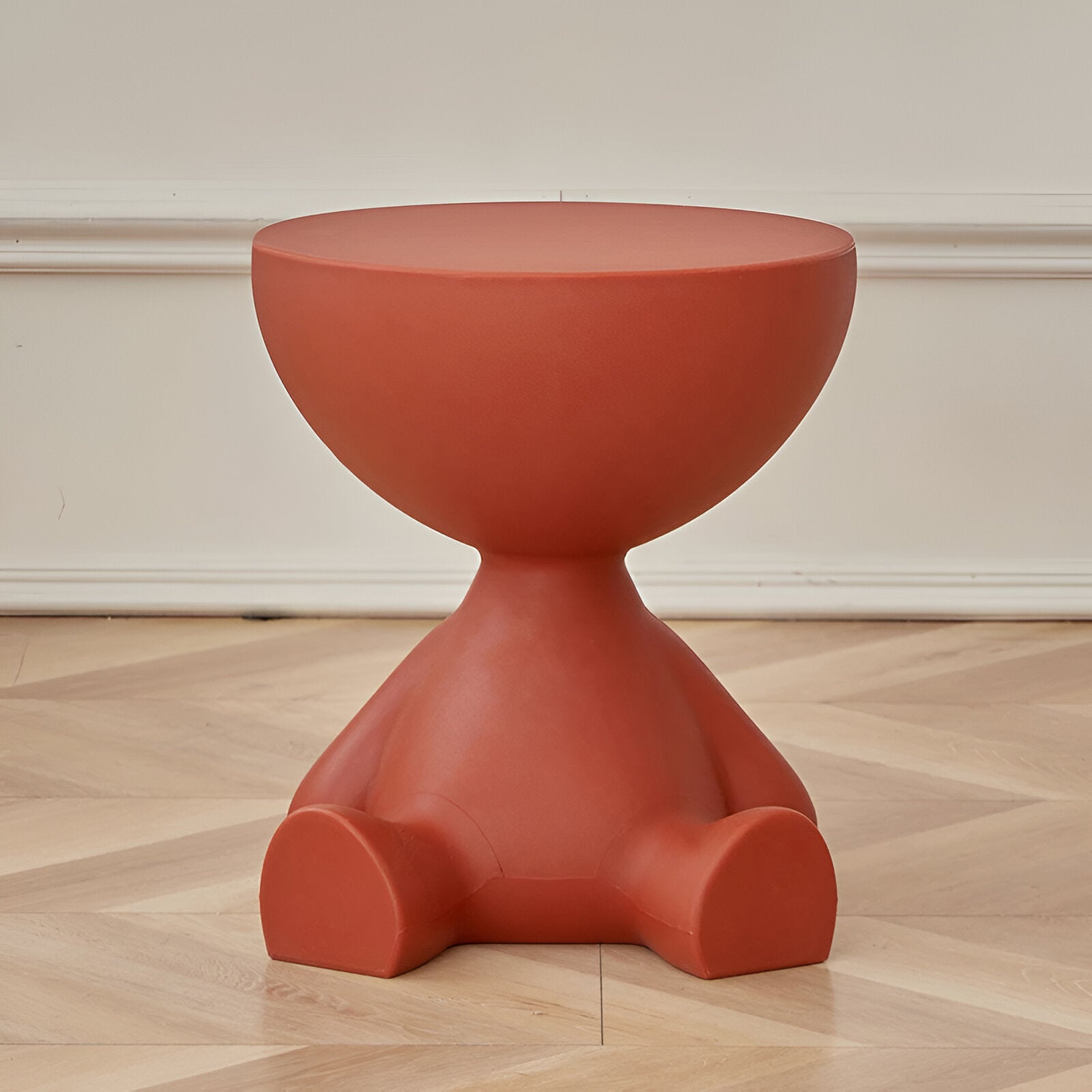 Round Coffee Table With Metal Base