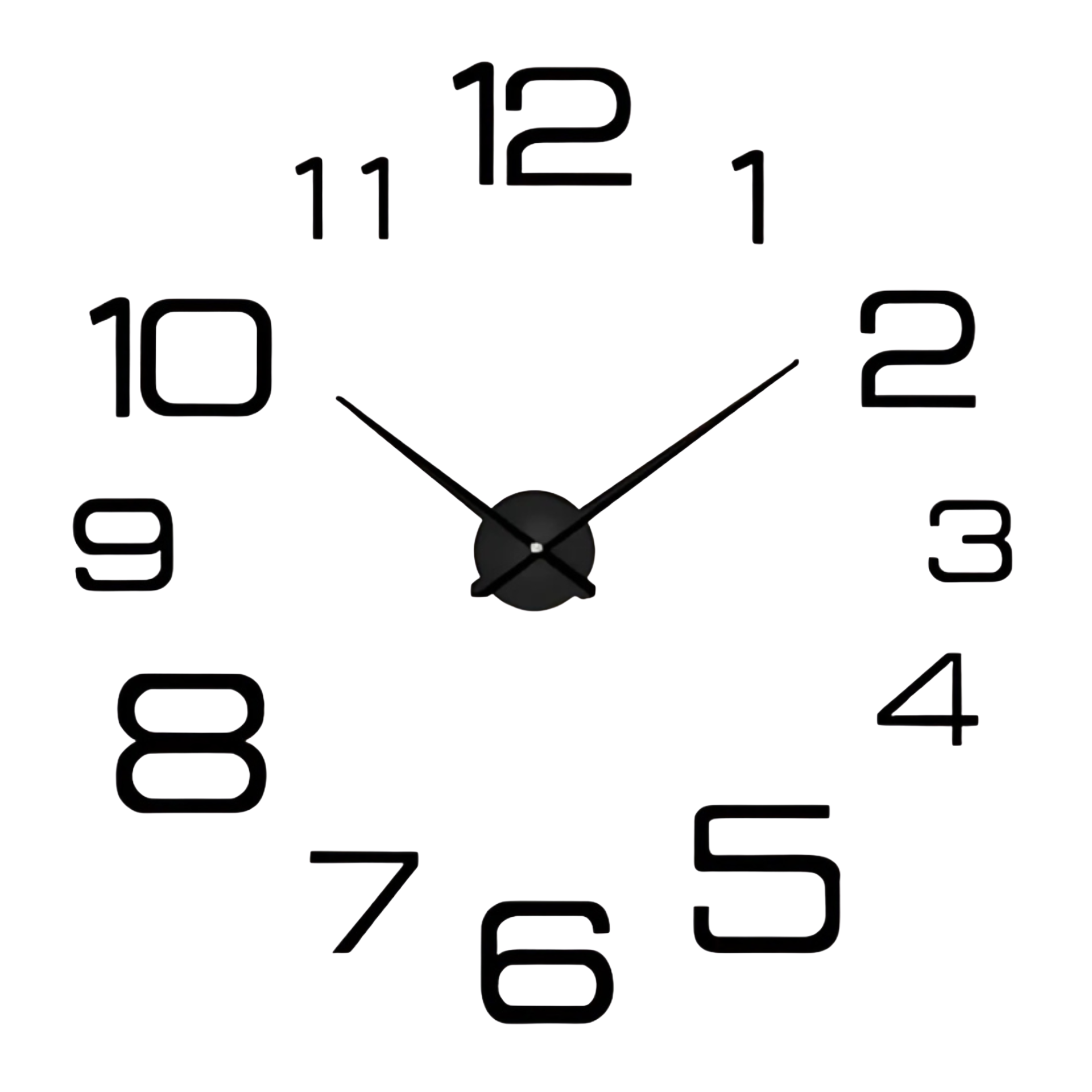 Large Wall Clock With Silent Movement