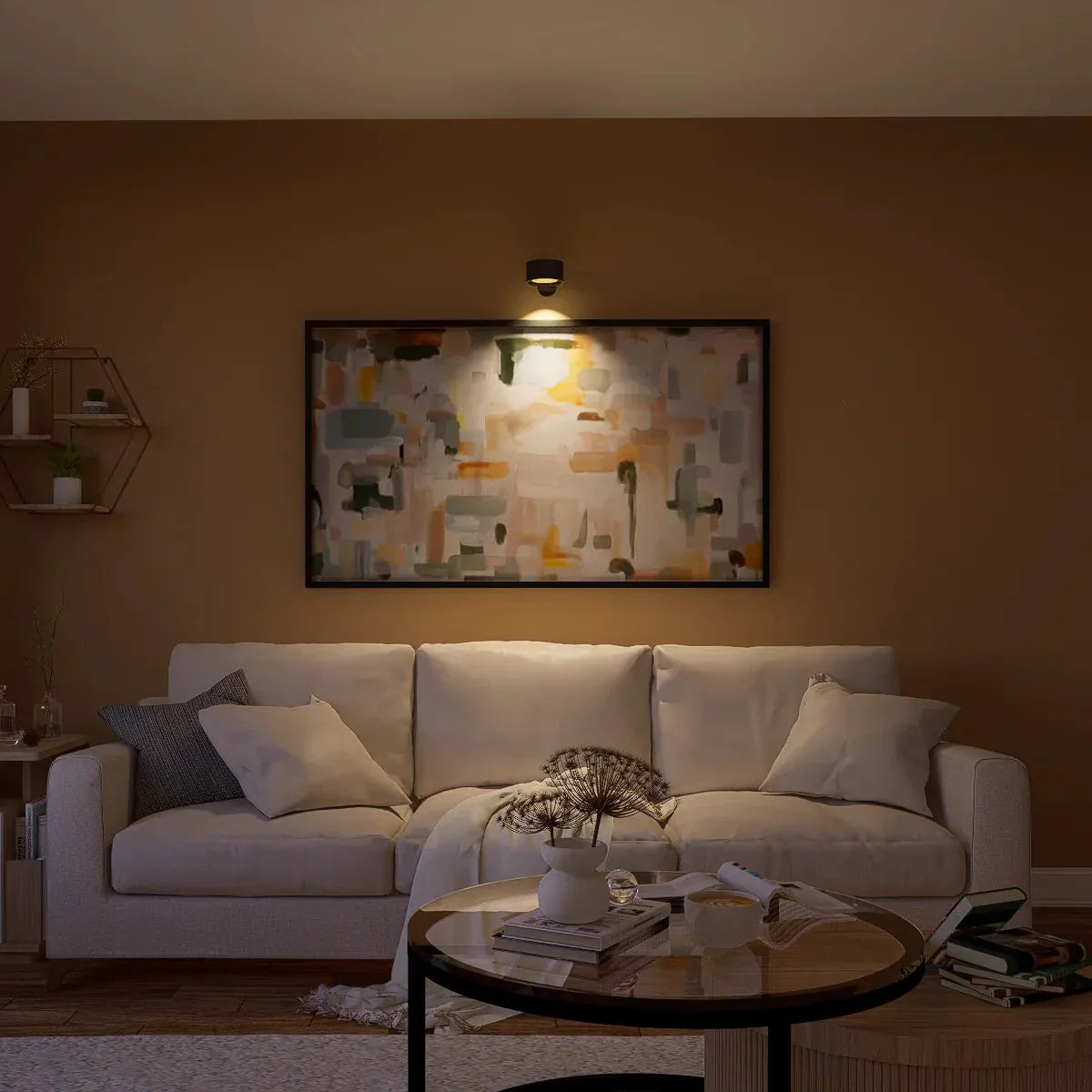 Wireless Rechargeable Wall Light With Magnetic Mount