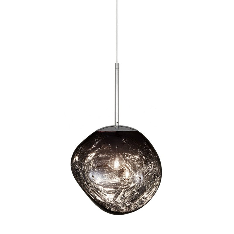 Sculptural Pendant Light With Irregular Globe Design