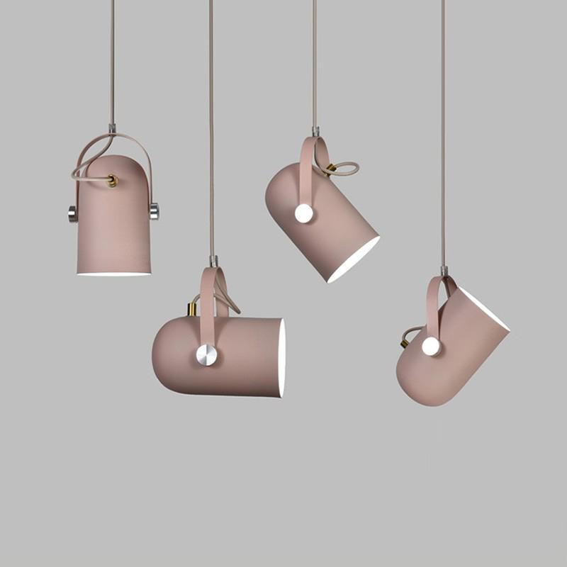 Modern Nordic Angled Drop Light – Sleek Directional Pendant